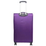 Four Wheel Soft Case Travel Suitcase Luggage Columbia Purple 9