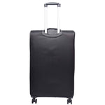 Four Wheel Soft Case Travel Suitcase Luggage Columbia Black 11