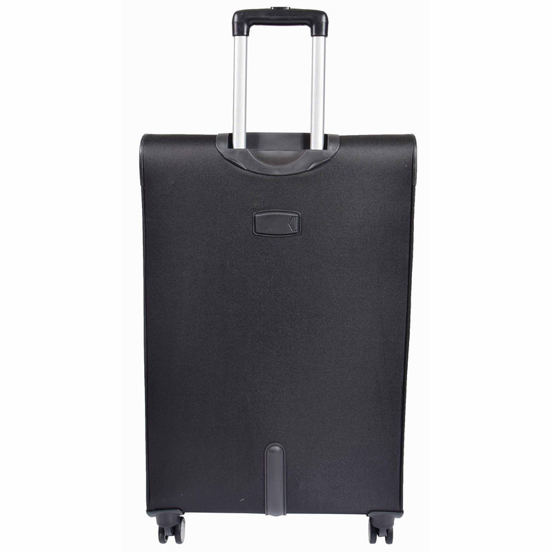 Soft 8 Wheel Spinner Expandable Luggage Malaga Black 4