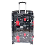 Four Wheels Hard Classical Music Printed Luggage Cabin BILBAO 5
