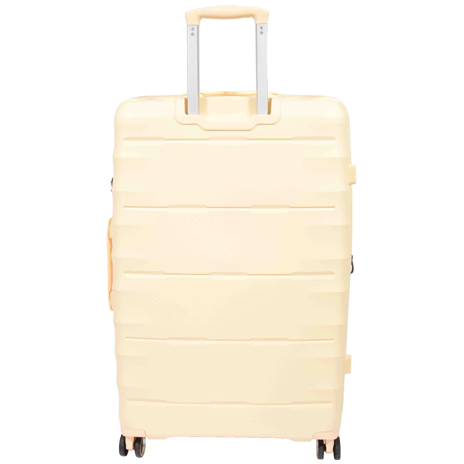 8 Wheeled Expandable ABS Luggage Miyazaki Off White 5