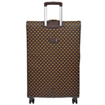 Soft Case 4 Wheeled Expandable PVC Luggage Nagasaki Brown 12