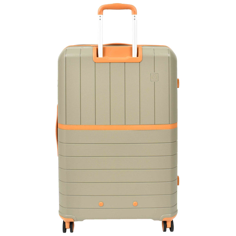 Expandable Wheeled Suitcases Solid Hard Shell PP Luggage Champagne Titania 5