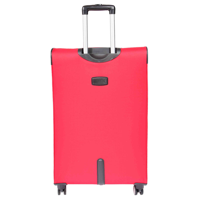Soft 8 Wheel Spinner Expandable Luggage Malaga Red 5