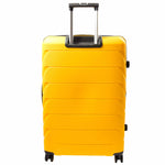 8 Wheeled Spinner Hard Shell Luggage Expandable Hokkaido Yellow 4