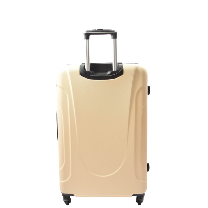 Four Wheel Suitcases Hard Shell Luggage Conney Off White 4