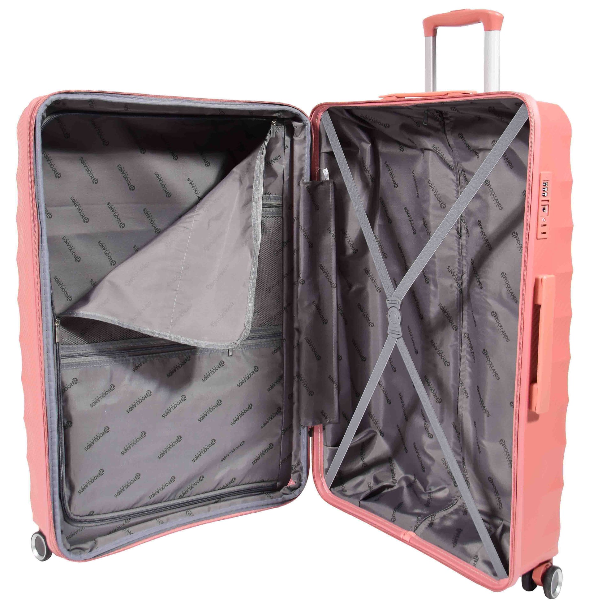 Wheeled ExpandablWheeled Expandable ABS Luggage Miyazaki Rose Gold 6e ABS Luggage Miyazaki Rose Gold 