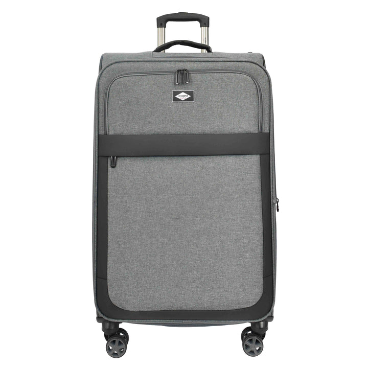Soft Expandable Wheeled Luggage With Lock Nimbus Grey 7