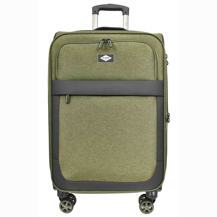 Soft Expandable Wheeled Luggage With Lock Nimbus Khaki 7