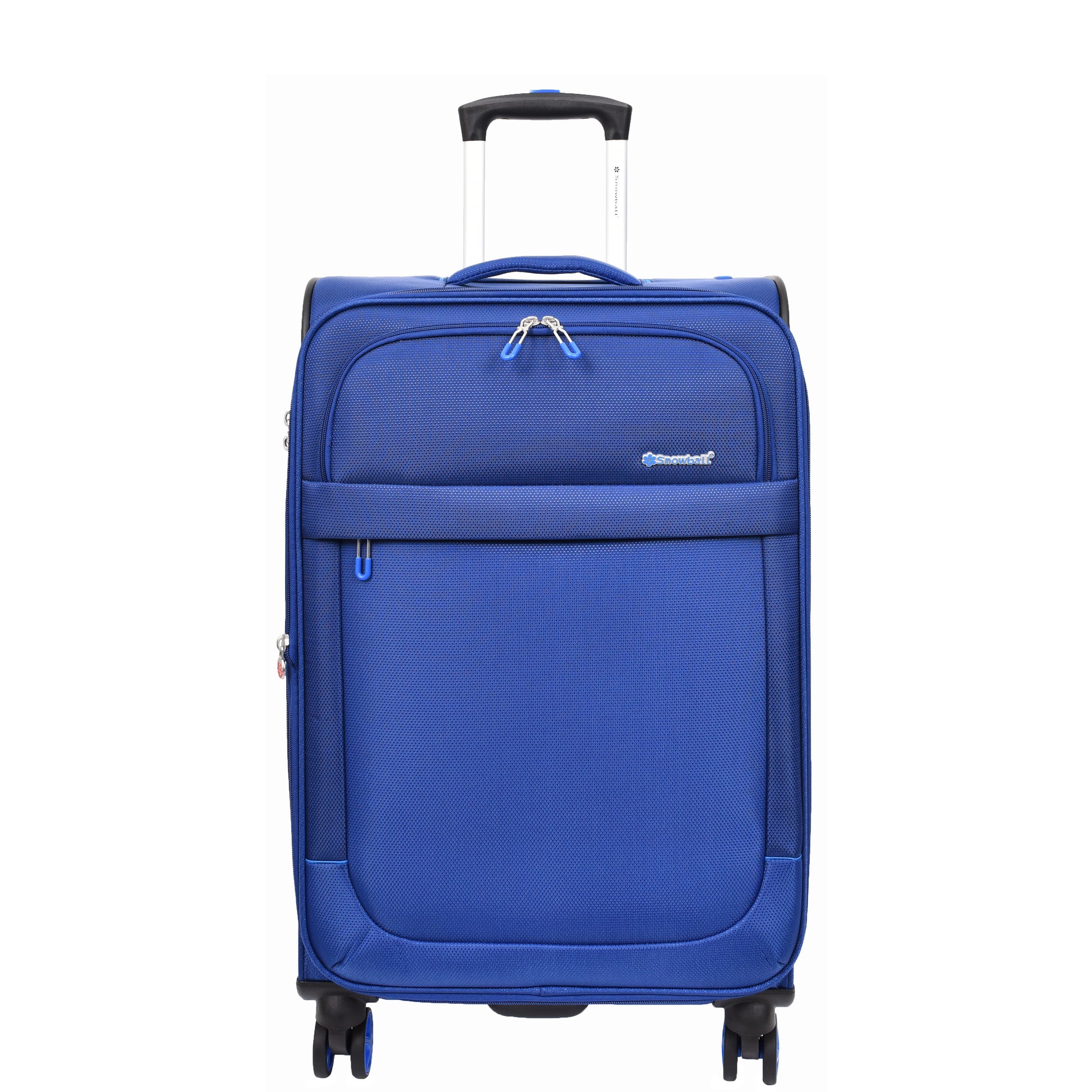 Navy Soft Suitcase 8 Wheel Spinner Expandable Luggage Quito 8