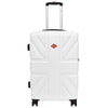 4 Wheel Spinner TSA Hard Travel Luggage Union Jack White 9