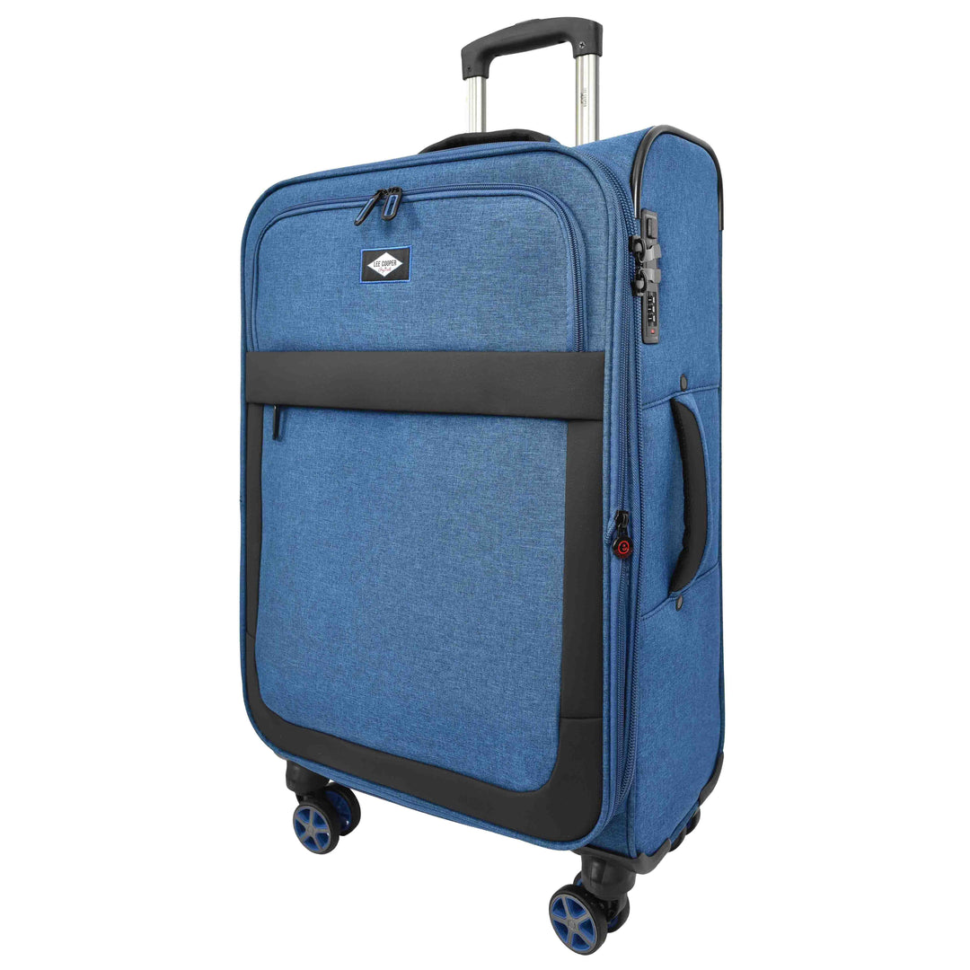 Soft Expandable Wheeled Luggage With Lock Nimbus Navy 8