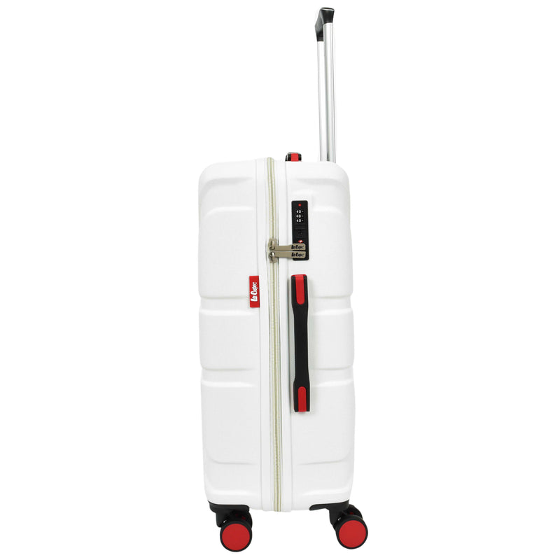 4 Wheel Spinner TSA Hard Travel Luggage Union Jack White 10