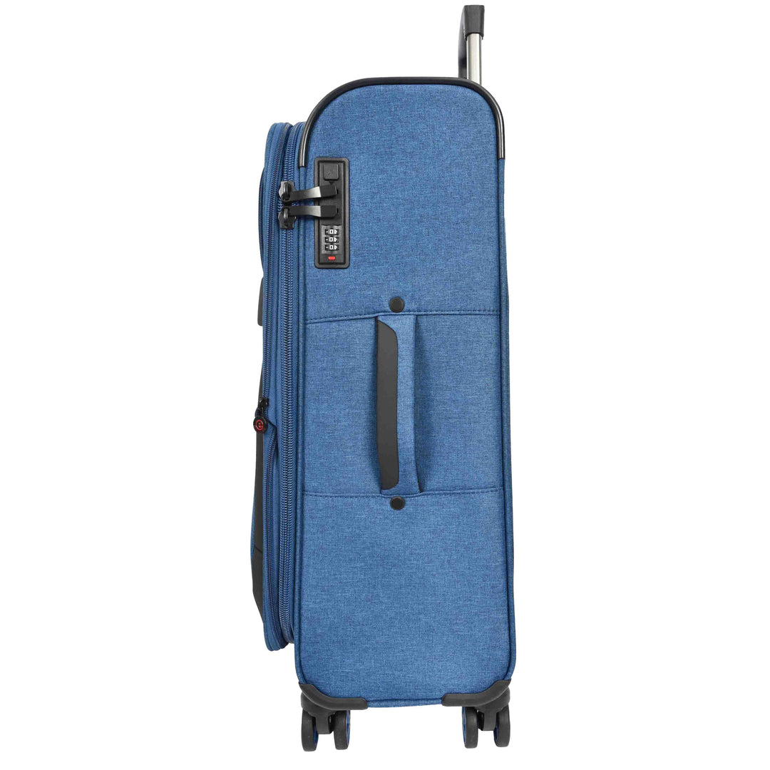 Soft Expandable Wheeled Luggage With Lock Nimbus Navy 9