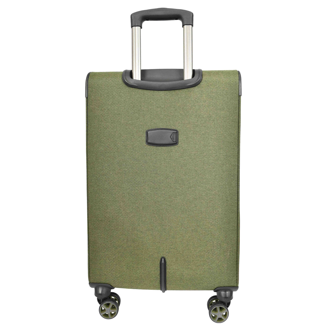 Soft Expandable Wheeled Luggage With Lock Nimbus Khaki 10