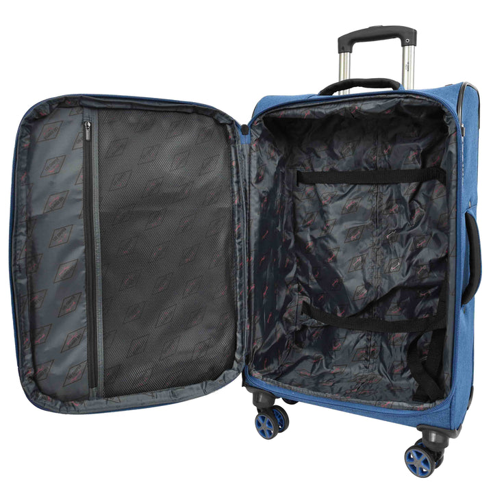 Soft Expandable Wheeled Luggage With Lock Nimbus Navy 11