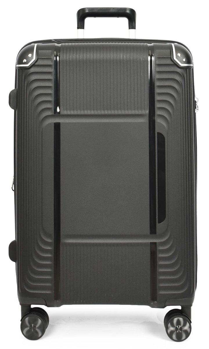 Expandable PP Hard Shell Luggage Suitcase with 360° Spinner Wheels Telescopic Handle Travel Trolley Bag HOL-1107