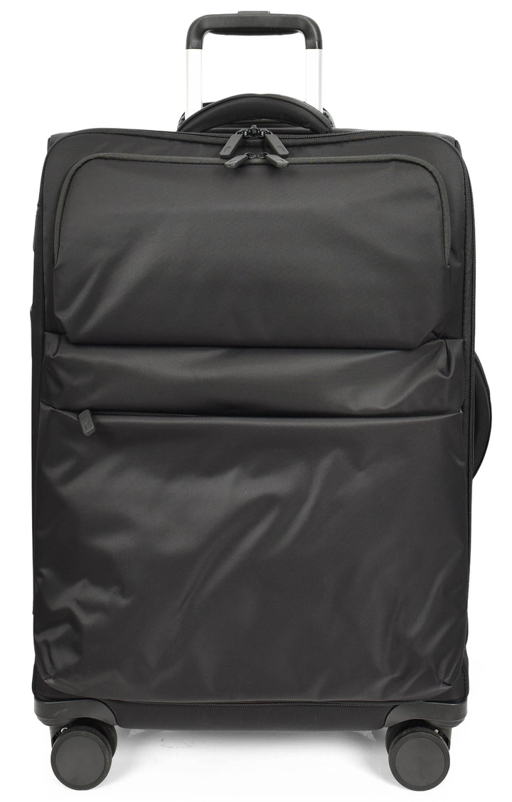 Soft Shell Luggage Suitcase with 8 Spinner Wheels, Lightweight Travel Trolley Bag - HOL-K71