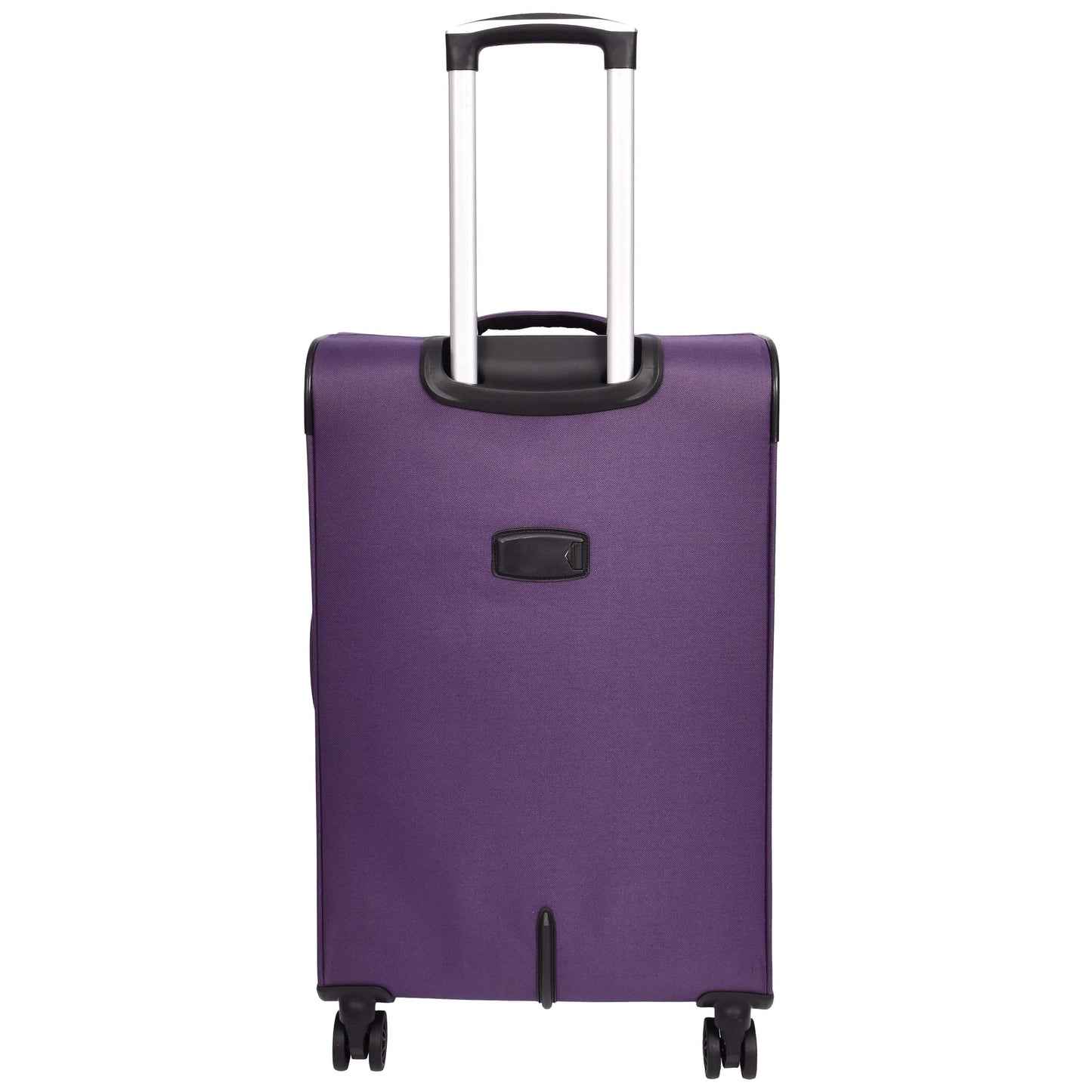 Lightweight Soft Suitcase 8 Wheel Expandable Luggage Pokeno Purple medium-3