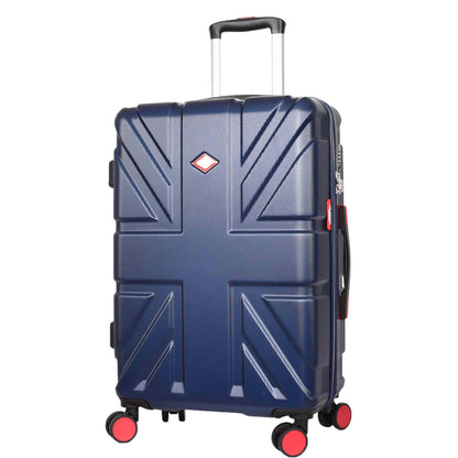 4 Wheel Spinner TSA Hard Travel Luggage Union Jack Navy medium-1