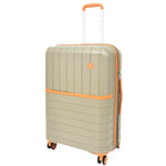 Expandable Wheeled Suitcases Solid Hard Shell PP Luggage Champagne Titania 7