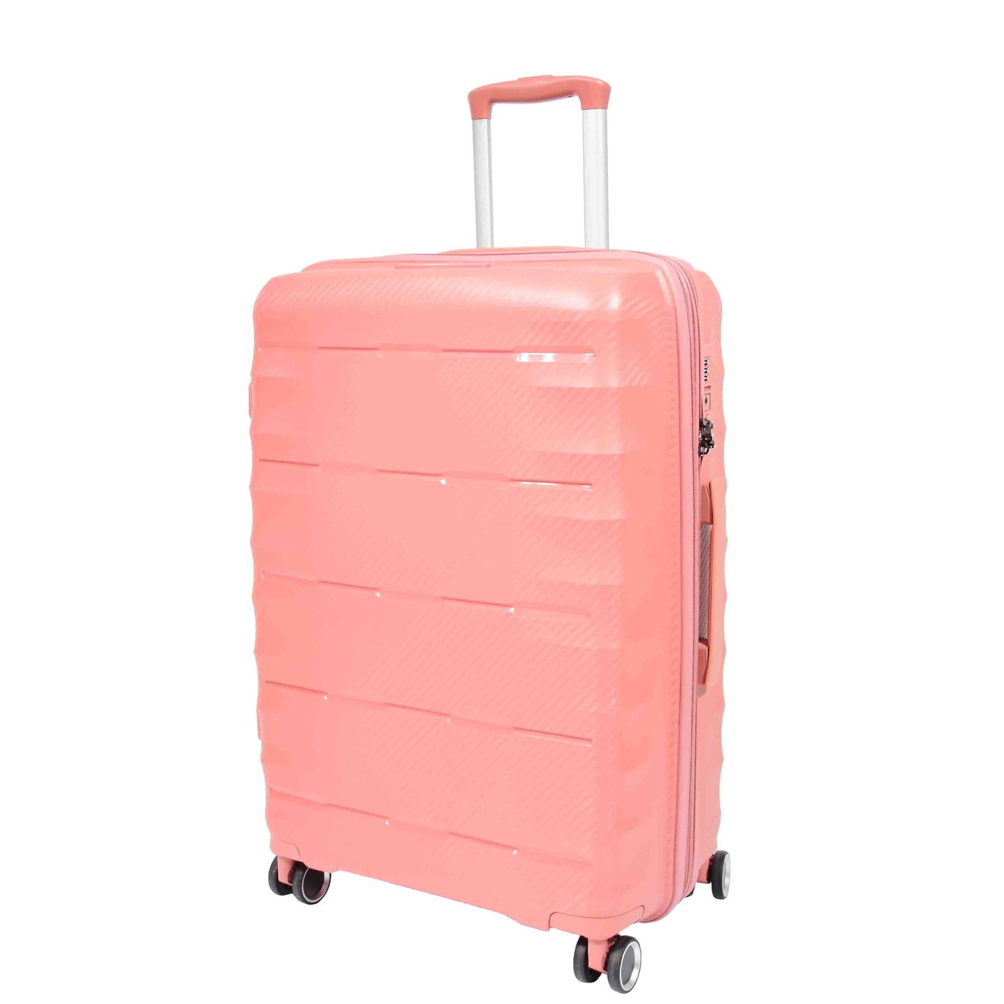 Wheeled Expandable ABS Luggage Miyazaki Rose Gold 7