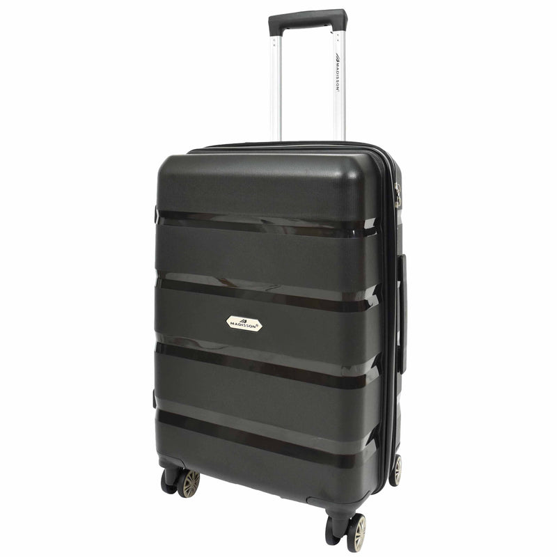 PP Hard Shell Luggage Expandable Four Wheel Suitcases Cygnus 9