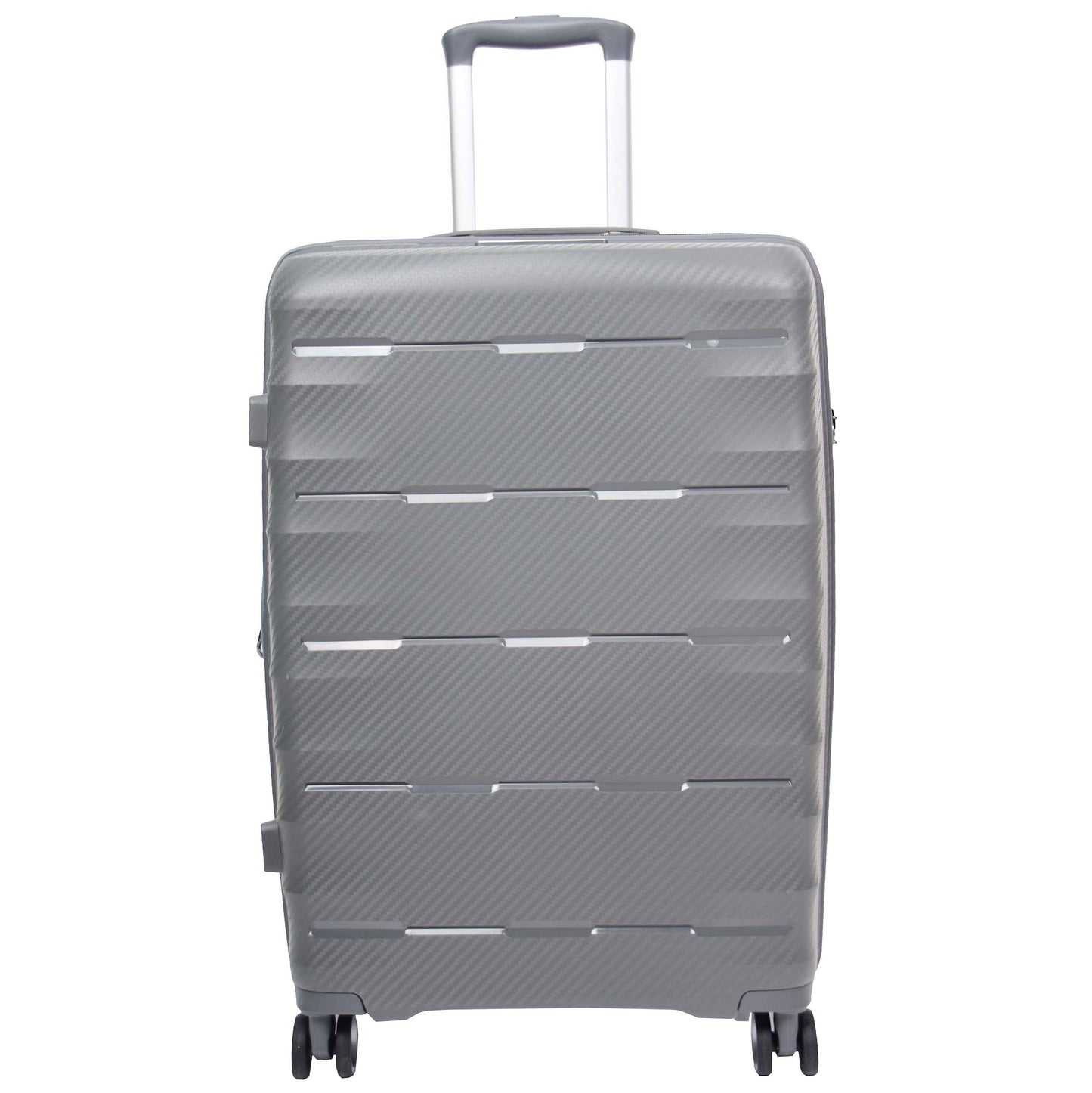 8 Wheeled Expandable ABS Luggage Miyazaki Grey 7