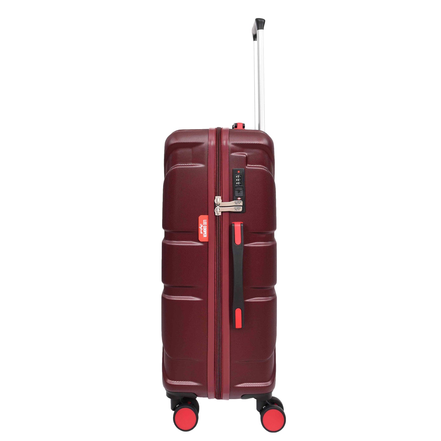  4 Wheel Spinner TSA Hard Travel Luggage Union Jack Wine medium-2