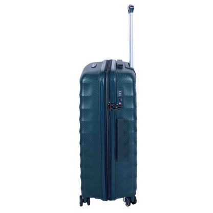 8 Wheeled Expandable ABS Luggage Miyazaki Green 9