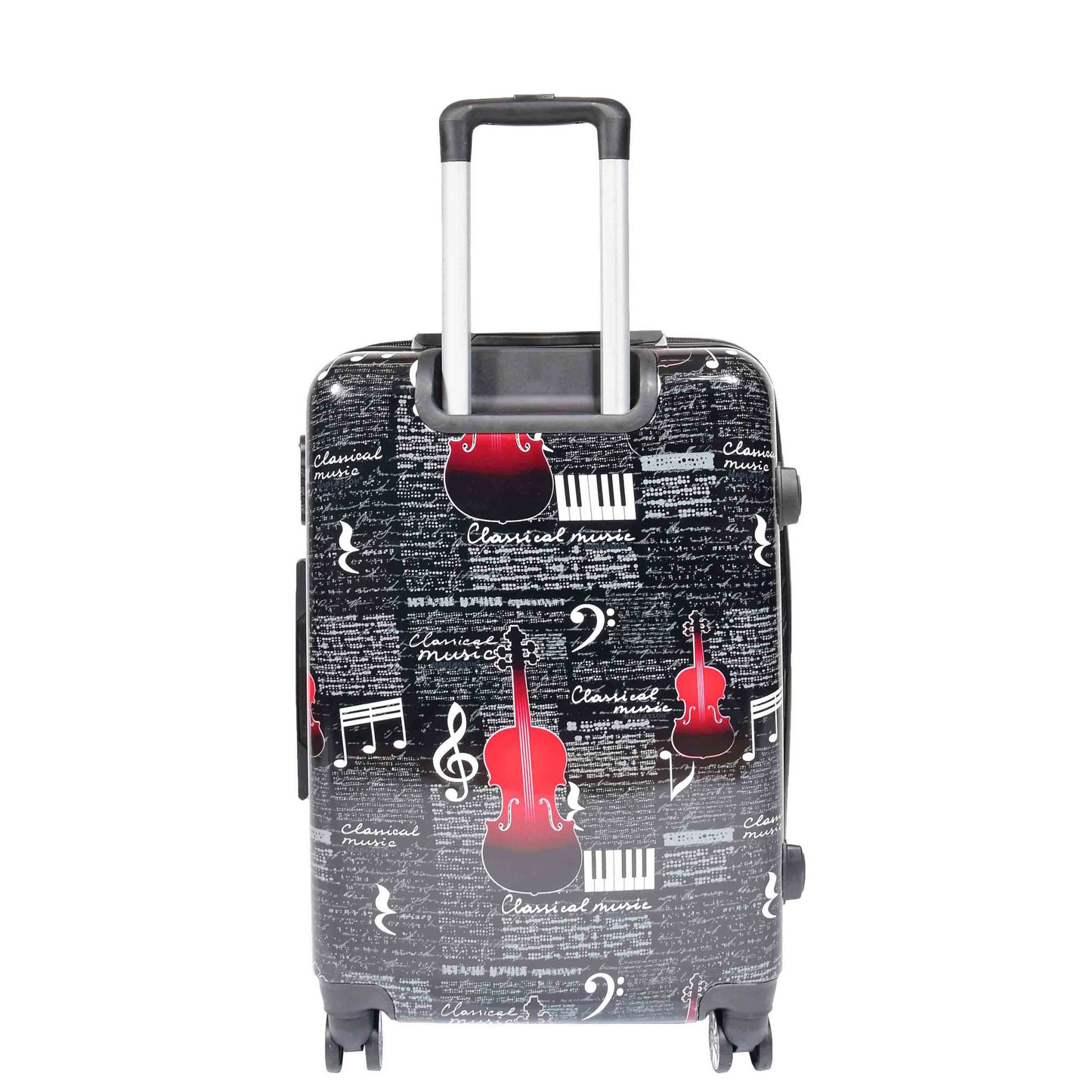 Four Wheels Hard Classical Music Printed Luggage Cabin BILBAO 9