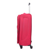 Four Wheel Soft Case Travel Suitcase Luggage Columbia Burgundy 13