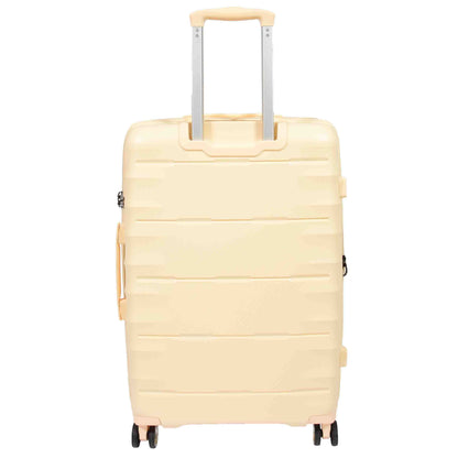 8 Wheeled Expandable ABS Luggage Miyazaki Off White 10