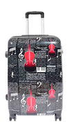 Four Wheels Hard Classical Music Printed Luggage Cabin BILBAO 10