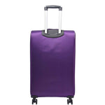 Four Wheel Soft Case Travel Suitcase Luggage Columbia Purple 14