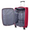 Four Wheel Soft Case Travel Suitcase Luggage Columbia Burgundy 15