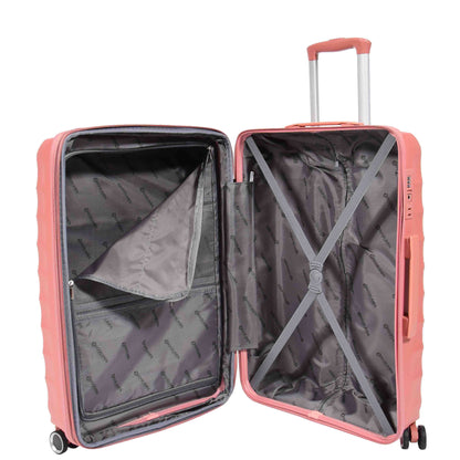 Wheeled Expandable ABS Luggage Miyazaki Rose Gold 11