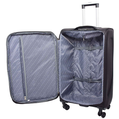 Four Wheel Lightweight Suitcase Columbia