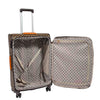Soft Case 4 Wheeled Expandable PVC Luggage Nagasaki Brown 18