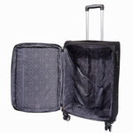 Soft 8 Wheel Spinner Expandable Luggage Malaga Black 9