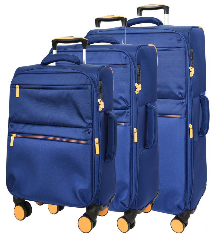 Soft Shell Suitcases Lightweight Expandable Travel Luggage with TSA Lock & 4 Wheels HOL-231