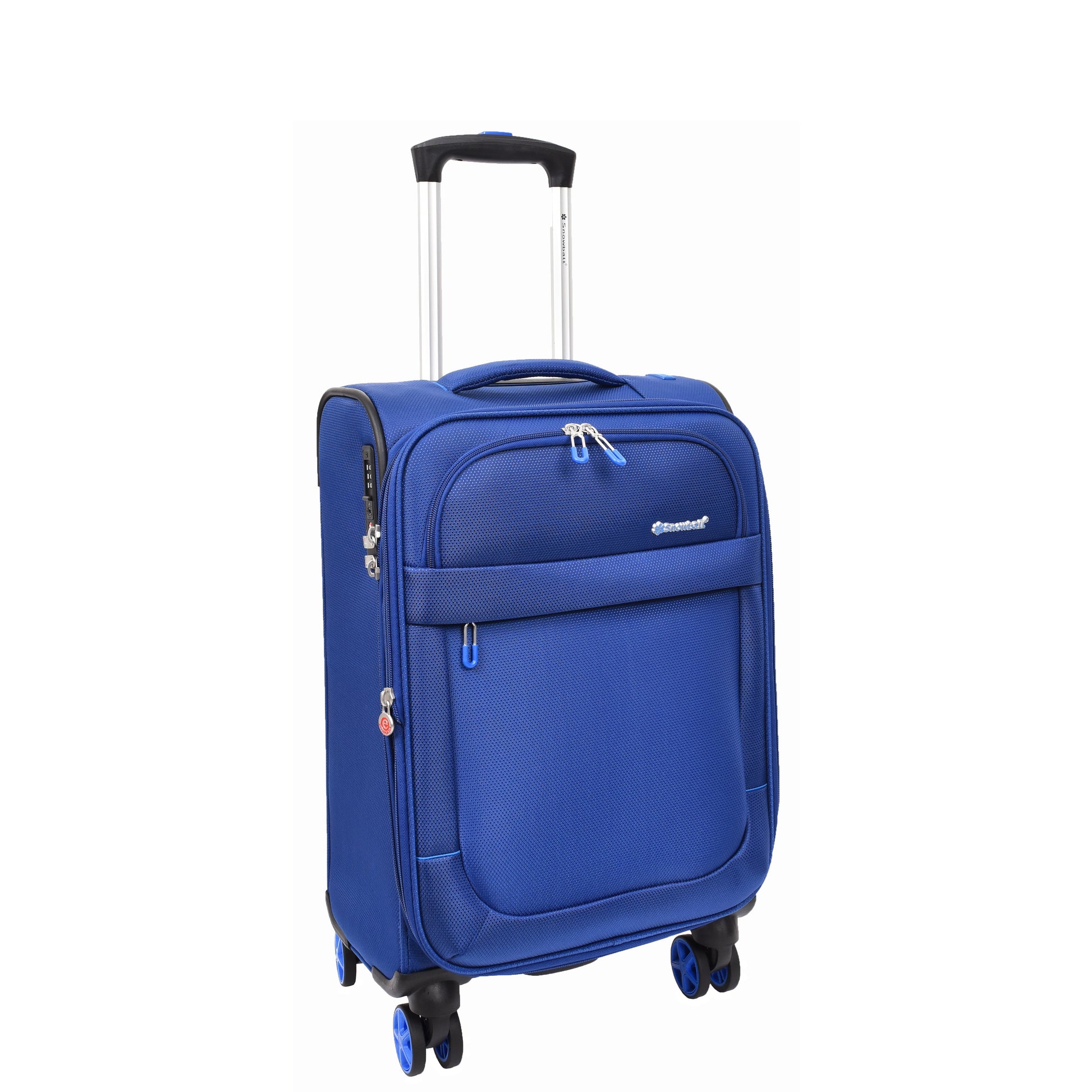 Navy Soft Suitcase 8 Wheel Spinner Expandable Luggage Quito 12