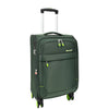 Green Soft Suitcase 8 Wheel Spinner Expandable Luggage Quito 12