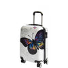 Cabin Size Butterfly Print Hard Shell Four Wheel Luggage 2