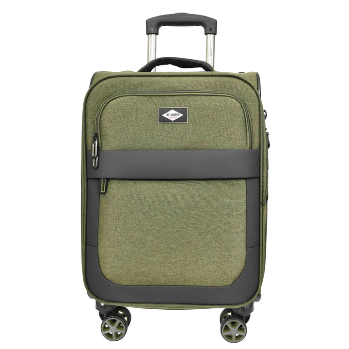 Soft Expandable Wheeled Luggage With Lock Nimbus Khaki 12