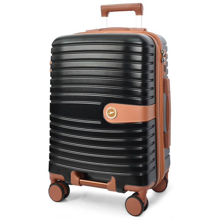 Four Wheel Hard Shell Travel Suitcase Durban black-10