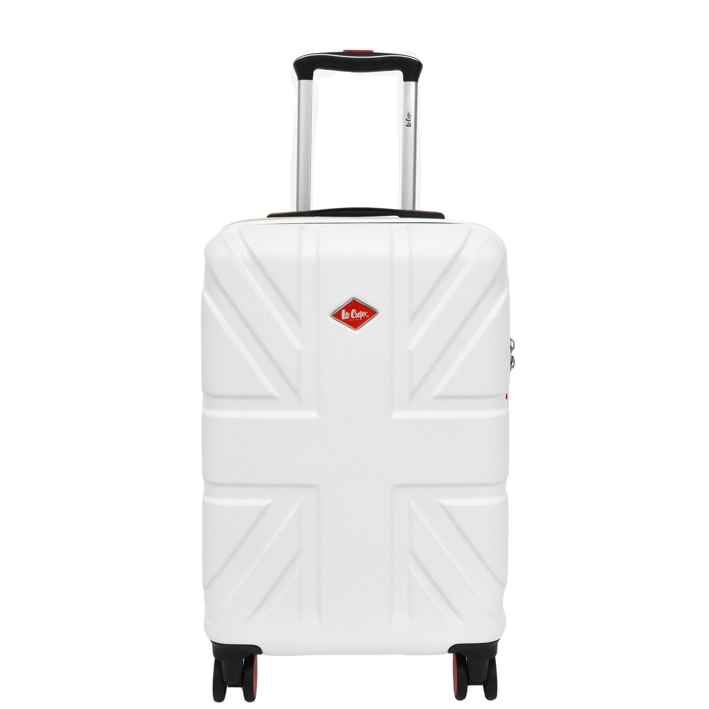 4 Wheel Spinner TSA Hard Travel Luggage Union Jack White 14