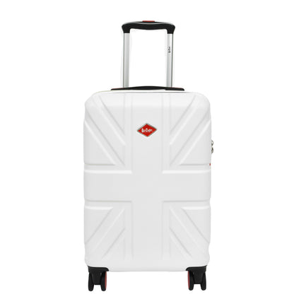 4 Wheel Spinner TSA Hard Travel Luggage Union Jack White 14