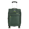 Green Soft Suitcase 8 Wheel Spinner Expandable Luggage Quito 13