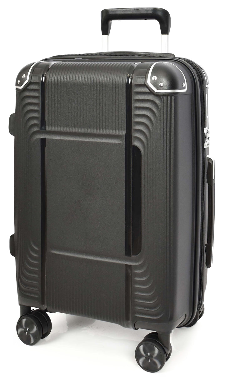 Expandable PP Hard Shell Luggage Suitcase with 360° Spinner Wheels Telescopic Handle Travel Trolley Bag HOL-1107